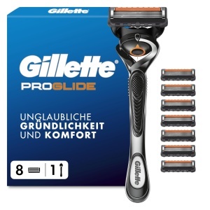 Rasoir Barbati Gillette Fusion5 Proglide, Metal, GriNegru, 5 Lame