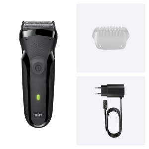Rasoir electric Braun Series 3, model 300s, gri, cu 2 folii de ras - Img 6