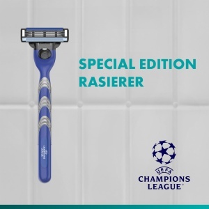 Rasoir Gillette Mach 3 Standard pentru barbati, metal, albastrugri - Img 8