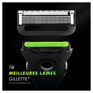 Rasoir pentru Barbati Gillette Labs cu Peeling, 1 Maner, 2 Lameli, Cutie de Transport - Img 4