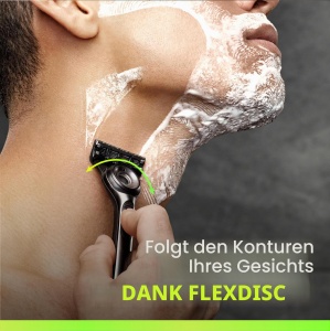 Rasoir pentru barbati Gillette Labs cu tehnologie de peeling, 1 maner si 1 lama de schimb - Img 6
