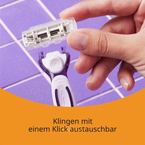 Rasoir pentru femei BIC Click 5 Soleil, 5 lame, ergonomic, cu 2 rezerve - Img 6