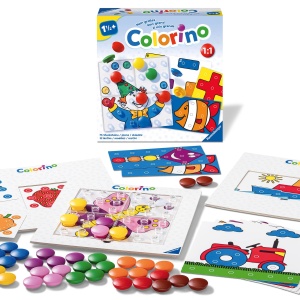 Ravensburger 20959 Marele meu Colorino, joc de invatare care creste odata cu tine - Cum sa faci invatarea culorilor o joaca de copii - Jocul clasic pentru copii de la 1,5 ani