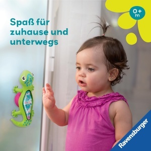 Ravensburger Play Regenmacher Gecko Instrument Muzical pentru Bebelusi cu Ventuza - Img 3
