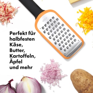 Razatoare manuala OXO Good Grips din inox, cu design ergonomic, groasa - Img 4