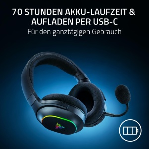 Razer Barracuda X Chroma Gaming Headset Wireless Negru RGB 70h Autonomie - Img 7