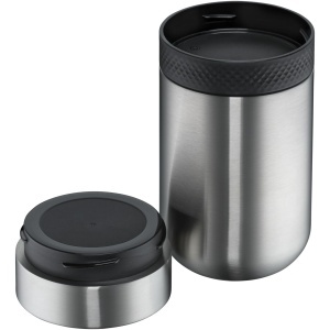 Recipient pentru alimente WMF my2Go Thermo recipient izolat de 500 ml si recipient suplimentar de 200 ml, ecologic, din otel inoxidabil Cromargan, poate fi spalat in masina de spalat vase - Img 3