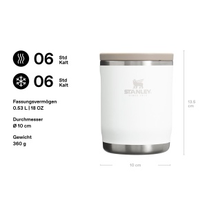 Recipient pentru mancare Stanley 1913 Adventure To-Go 0.53L - Inox, Izolatie Vakuum, Spalare Automata - Img 2