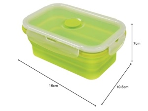 Recipient pliabil din silicon Jocca 4499 540 ml compatibil cu microunde si masina de spalat vase - Img 2