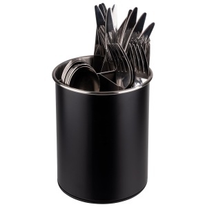 Recipient rotativ pentru tacamuri APS 11748, inox, 13 cm diametru, 3 compartimente - Img 3