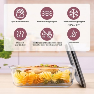 Recipient sticla Kilner Fresh Storage 1,5L cu capac etans si design durabil - Img 3