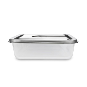 Recipient vid CASO VacuBoxx Inox XL, 4500 ml, sticla borosilicata, capac inox - Img 2