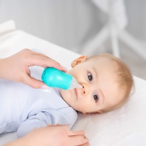Reer 79112 Nasensauger SoftClean Alb Sigur pentru Copii - Img 2