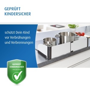 Reer Herdschutzgitter Basic 20058 Protectie pentru aragaz 55-61 cm Argintiu - Img 2