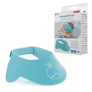 Reer MyHappyBath Cap Protectie pentru sampon ajustabila albastru 40-55 cm - Img 1