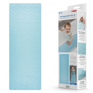 Reer MyHappyBath Mat XL Albastru Antiderapant Material Natural 97x36 cm