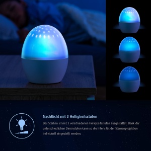 Reer Starlino Proiector Lumini LED pentru Copii Timer 30 Minute Baterii - Img 6