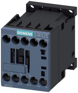 Releu Siemens 3RT2017-1BB41, 5.5kW, 24 VDC, 12A, cu contact auxiliar