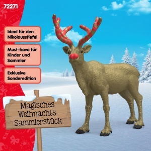 Ren De Craciun Schleich Jubilare Aurie 72271 13 x 5 x 12 cm - Img 6