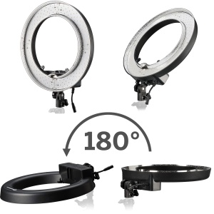 Ringleuchte LED Bresser BR-RL12 dimmbara 45W, 4200 Lumen, 34cm - Img 5