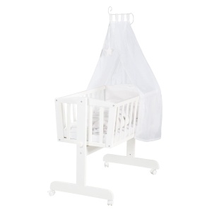Roba Coscuta pentru Bebei 40 x 90 cm - Fox Bunny - Set Complet cu Roti