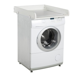 Roba Wickelplatte Alb 60 cm Cu Salteluta Design Bufnite - Suport Pentru Masina de Spalat - Img 4