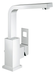 Robinet de baie GROHE Eurocube, crom, 25cm, cu sistem de economisire a apei