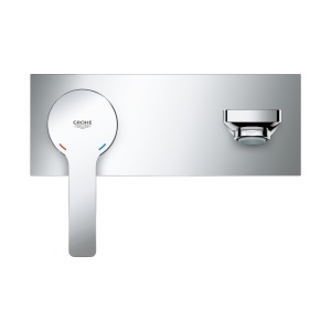 Robinet de baie GROHE Lineare, montaj pe perete, finisaj Supersteel mat - Img 5