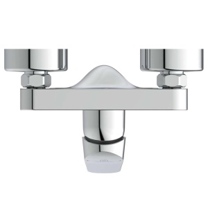 Robinet de dus Ideal Standard B1720AA CERAFLEX | Mixer cu o singura parghie pentru montare pe suprafata cu conectori S ascunsi si parghii metalice | Suprafata: Crom, proiectie 140 mm, DN 15, 14 - Img 4