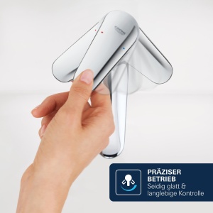 Robinet pentru baie GROHE Dice, crom, 15 cm, cu tehnologie de economisire a apei - Img 9