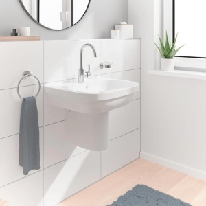 Robinet pentru chiuveta GROHE Feel, crom, cu maner metalic, L-Size - Img 5