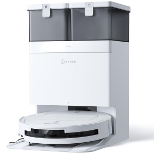 Robot aspirator ECOVACS DEEBOT T50 Omni Gen2 21000 Pa mop cu apa calda alb