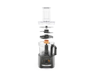Robot de bucatarie Kenwood Multipro Compact FDP31.170GY, 800W, 2.1L, Gri - Img 8