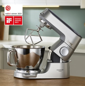Robot de bucatarie Kenwood Titanium Chef Baker KVC85004SI cu cantar integrat incl set de patiserie din 3 piese bol de amestecare de 5 L si 35 L contro - Img 9