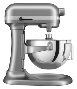 Robot de bucatarie KitchenAid Heavy Duty, 5.2 L, argintiu, design robust - Img 3