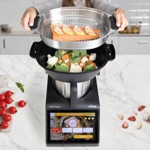 Robot de bucatarie multifunctional Ufesa TotalChef RK10, 2400W, 4.5L, ecran tactil 10, WiFi - Img 3