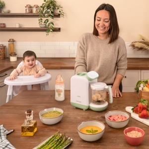 Robot de bucatarie pentru bebelusi Cecotec Nana BabyCare, 4 in 1, BPA-free - Img 2