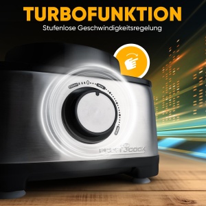 Robot de bucatarie ProfiCook(r) 3 in 1 | Blender, robot de bucatarie si storcator | 1200W | pentru feliat, razuit si framantat | Deschidere de reumplere | Viteza continua | incl. 11 accesorii | PC KM 1063 - Img 4