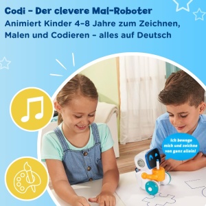 Robot de desen VTech Codi pentru copii 4-8 ani, creativ si interactiv - Img 3
