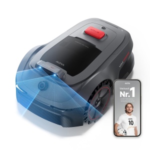 Robot de tuns iarba Mova ViAX 500, capacitate 600 m, tehnologie AI, control prin aplicatie