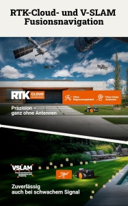 Robot de tuns iarba WORX Landroid Vision WR306E, 600 m, navigare RTK, control prin aplicatie - Img 4