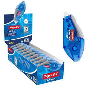 Rola corectoare Tipp-Ex Soft Grip, 10 m x 4,2 mm, 10 bucati