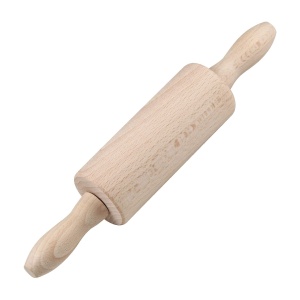 Rola de aluat Zenker Mini, din lemn de fag, 23 cm, design ergonomic
