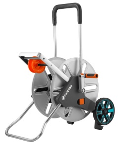 Rola de furtun Gardena CleverRoll L Easy Metall, capacitate 100 m, metal, stabila
