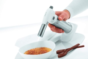 ROSLE Flambe Burner arzator pe gaz de inalta calitate pentru flambarea vaselor cum ar fi creme brulee control continuu al flacarii pana la 1300degC AB - Img 2