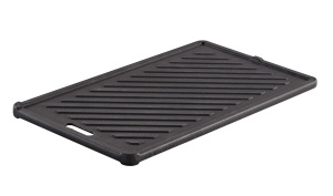 ROSLE Placa de gratar VIDERO G2-P Placa de gratar de inalta calitate din fonta pentru carne si bucati mici de gratar marcaj pentru gratar placa poate  - Img 1