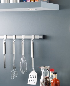 ROSLE Single Hook 2 piese carlige de suspendare de inalta calitate pentru agatarea aparatelor de bucatarie otel inoxidabil - Img 3