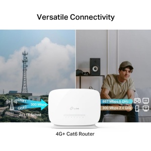 Router 4G TP-Link Archer MR505, Dual-Band AC1200, 300Mbps, Gigabit-LAN - Img 4