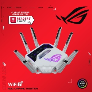 Router Gaming ASUS ROG Rapture GT-BE19000AI Tri-Band, WiFi 7, 3500 sq. ft. - Img 9