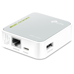Router portabil TP-Link TL-MR3020 N300, 300Mbps, 3G4G, gri - Img 2